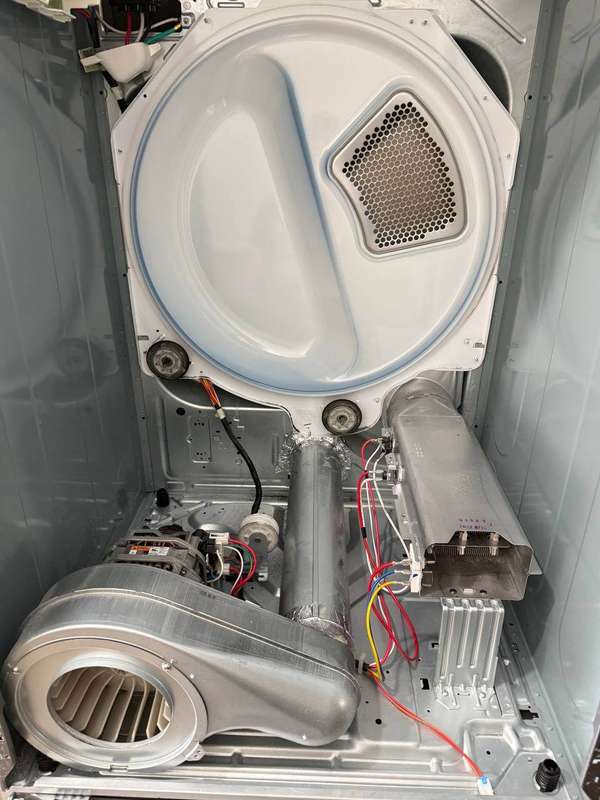 Dryer after professional cleaning