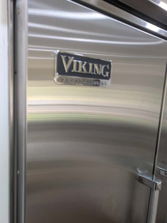 Viking Professional built-in refrigerator badge, Fort Worth TX service call
