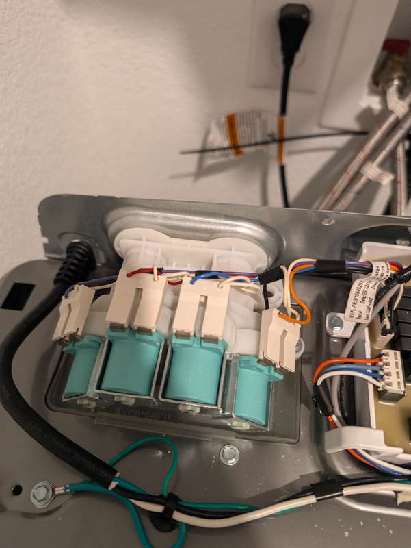 Whirlpool washer water inlet valve replacement — Keller TX